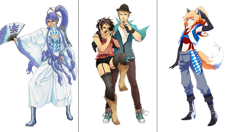 Illustration for article titled Vocaloid Singers Have the Coolest Character Designs